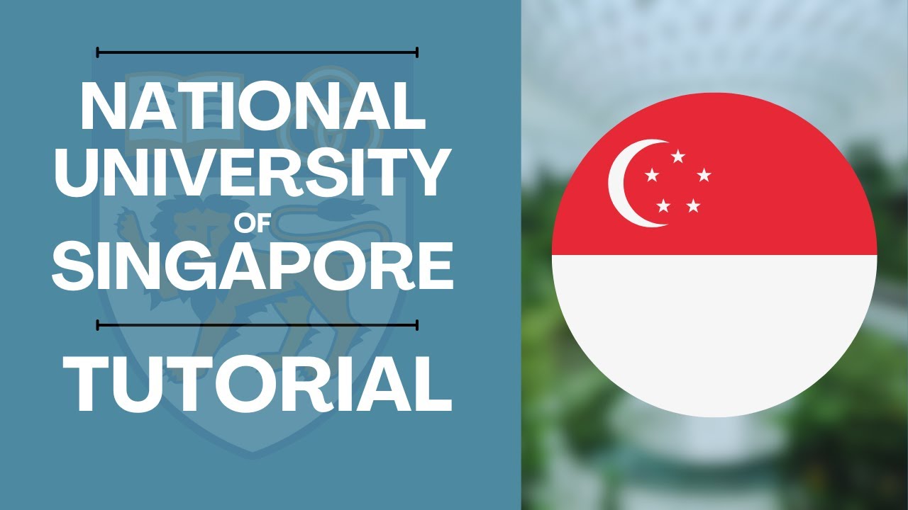 Application Tutorial | National University of Singapore | Step-by-step Application to NUS