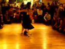  Fabian Peralta  and  Virginia Pandolfi  are  dancing  to  the  tango  "  Sinsabor  "