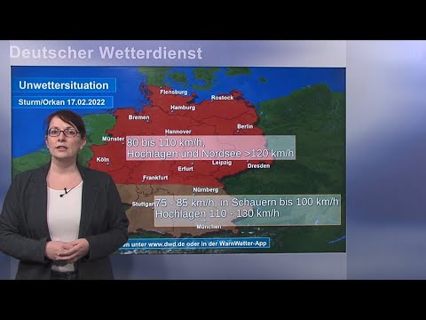 15.02.2022 Unwetterinformation - Deutscher Wetterdienst (DWD)