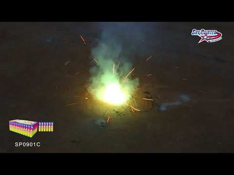 SKY PAINTER  GROUND BLOOM FLOWERS WITH CRACKLING  SP0901C