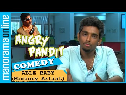 Angry Pandit | Able Baby Enacts Santhosh Pandit | Funny Video | Manorama Online