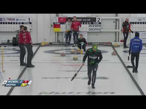 FEATURE  Mike McEwen vs  Korey Dropkin   Draw 11   RBC Dominion Securities Western Showdown XCM