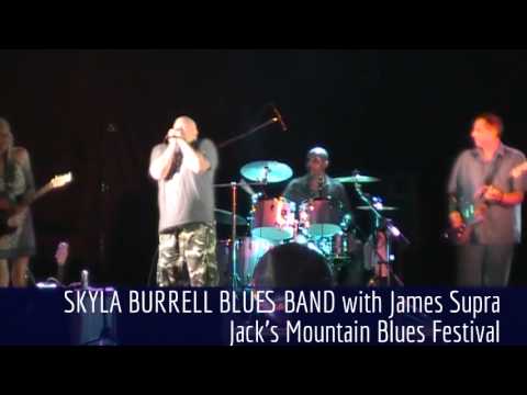 James Supra with Skyla Burrell Blues Band at Jack's Mountain Blues Festival, 8/16/2013