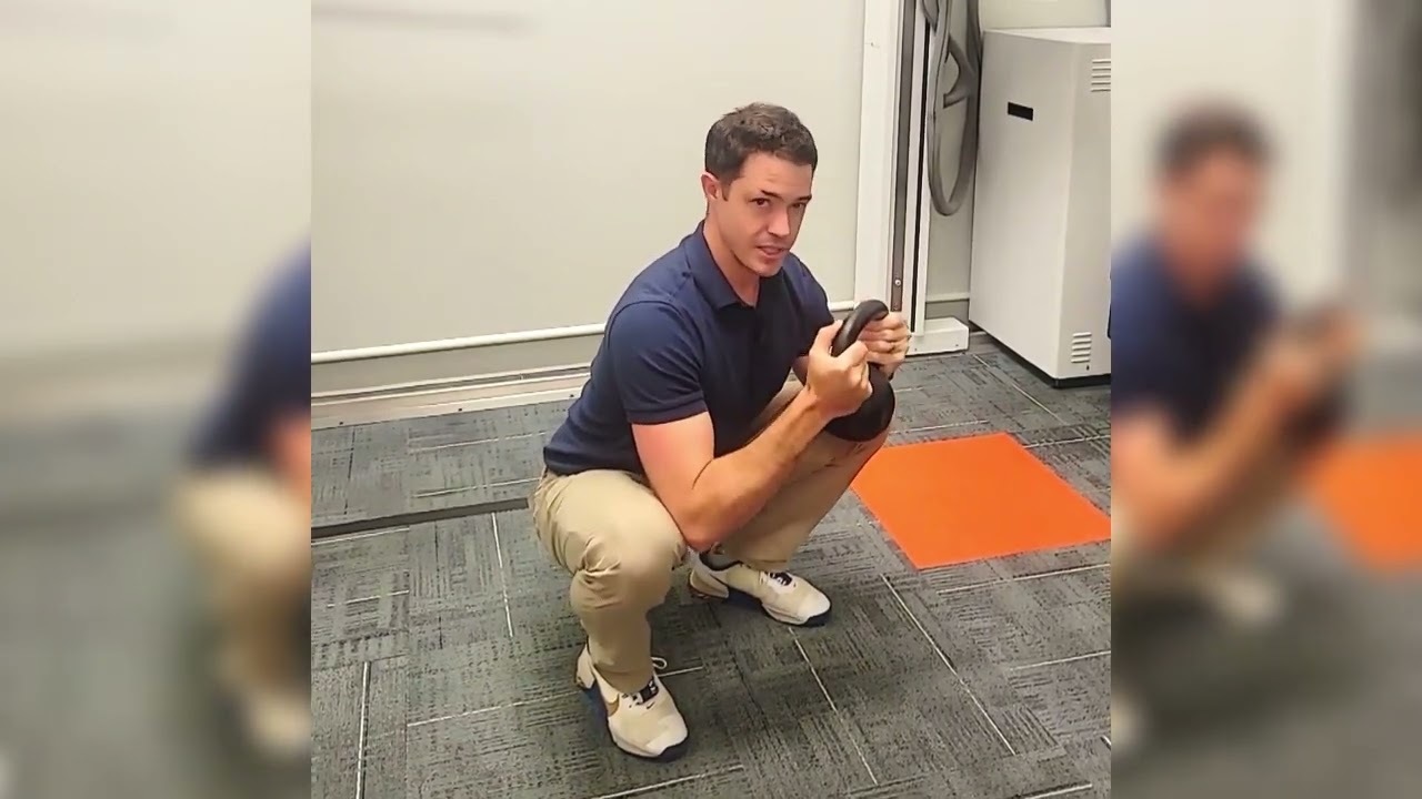 Weight Hip Opening Stretches