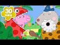 Dinosaur Party ATTACK Celebrating Dinosaur Day Peppa Pig Full Episodes 30 Minutes Cartoons