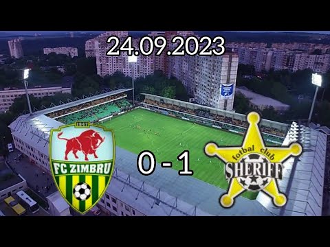 Fotball : Zimbru vs Sheriff 0 - 1 (24.09.2023)