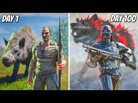 I Have 100 DAYS To Beat Arks Best Map!