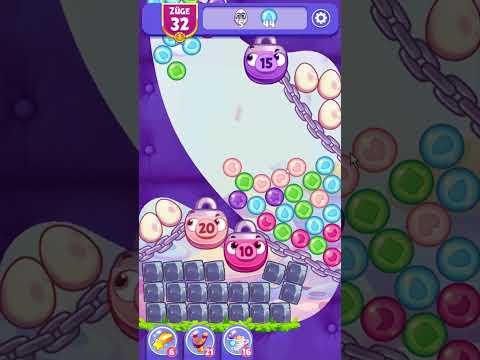 Angry Birds Dream Blast Level 194 no booster [Gameplay] optimized for smartphones [Rovio]