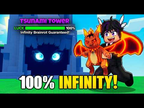 (HURRY BEFORE PATCH!) The NEW Tsunami Tower is so Broken.. Escape Tsunami for Brainrots Roblox