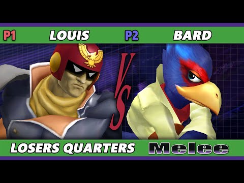 S@X 474 Losers Quarters - Louis (Captain Falcon) Vs. Bard (Falco) Smash Melee - SSBM