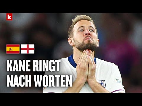 Bittere Enttäuschung bei Harry Kane: "Ich weiß nicht, was ich sagen soll" | Spanien - England 2:1