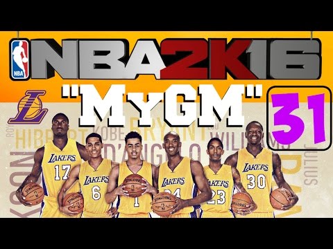 NBA2K16 PC "MyGM" [Game 31/82] - Lakers Grizzlies - Dry Spell || 720/60fps HD