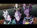 Whis and the other Gods react to Goku unlocking Ultra Instinct - English Dub