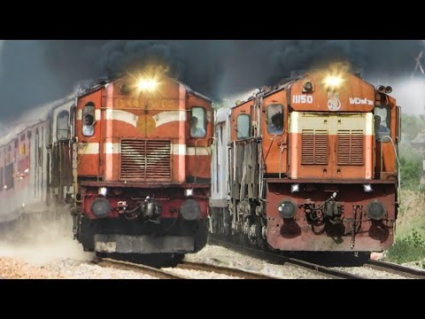 Whispers of the Past ~ Heavy Smoking ALCO Locomotives of Indian Railways