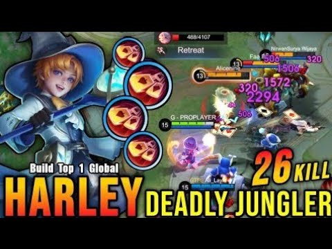 ONE SHOT HARLEY 😱 | 1 Combo = Instant Delete | MLBB