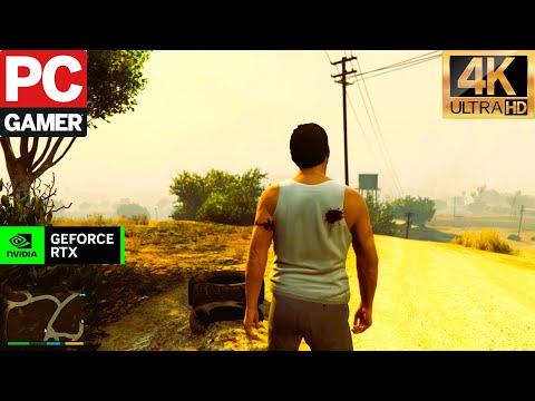 Grand Theft Auto 5 4K Ultra Graphics Gameplay Part 20 -  Mission A - GTA 5 PC 4K 60FPS