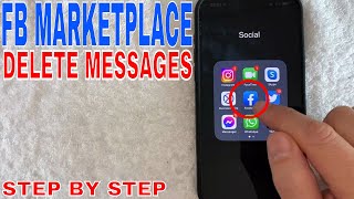 ✅  How To Delete Facebook FB Marketplace Messages 🔴
