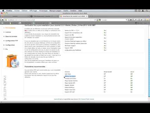 comment installer joomla sur mac