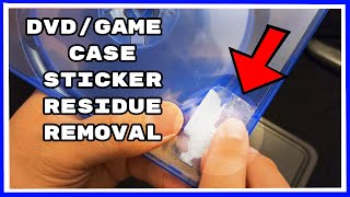 THIS WILL REMOVE STICKER RESIDUE FROM YOUR GAME/DVD CASES