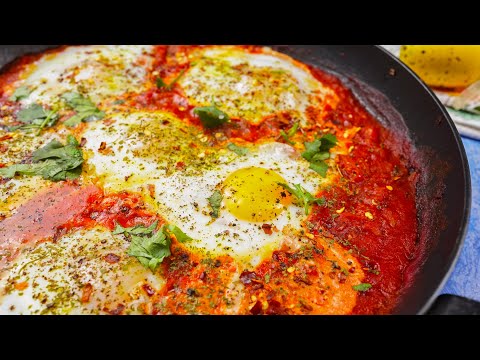 Indian Style Shakshuka | Rich Tomato Curry with Sunny Side Up Eggs | Easter Breakfast Brunch Recipe