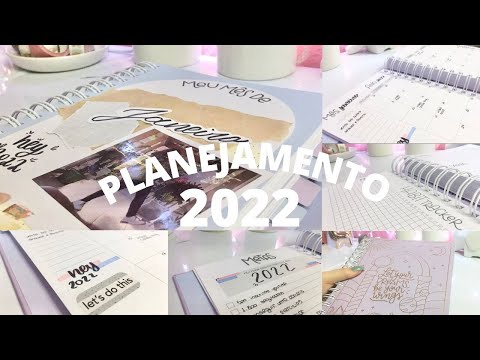 PLANEJANDO MEU 2022 | estreiando o planner + colagens + agradecimentos + último video do ano!
