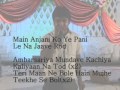 Ambarsariya  karaoke with lyrics by Nitesh
