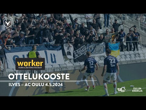 Worker ottelukooste Ilves - AC Oulu 4.5.2024 (Veikkausliiga)
