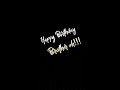 Happy Birthday Brother eh!!! Happy ah iru|Brother Birthday whatsApp status|Own voice|Abithra 💖