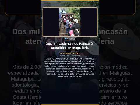 Dos mil pacientes de Pancasán atendidos en mega feria