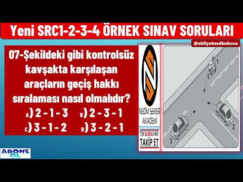 #SRC UYGULAMA  2026 ÇIKMIŞ SORULAR DETAYLI ÇÖZÜMLER #SRC1 #SRC2 #SRC3 #SRC4 SINAVI  #SRC2026#406