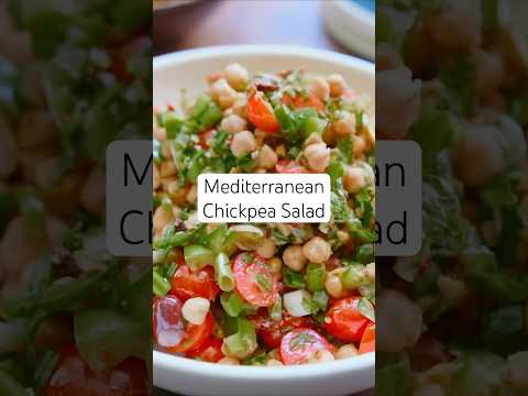 Mediterranean Chickpea Salad Recipe | Balela Salad