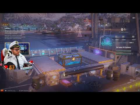 60 Mega Weihnachtscontainer Opening (World of Warships) - Twitch Live Stream Ausschnitt