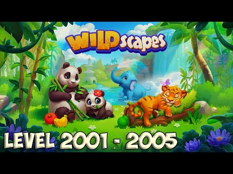 Wildscapes level 2001 - 2005 Walkthrough HD