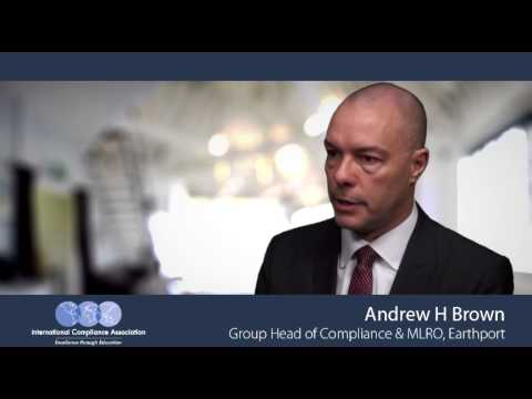 Andrew Brown, Group Head of Compliance & MLRO, Earthport