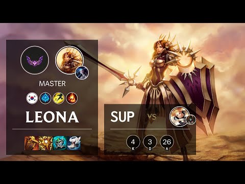Leona Support vs Lux - KR Master Patch 12.1