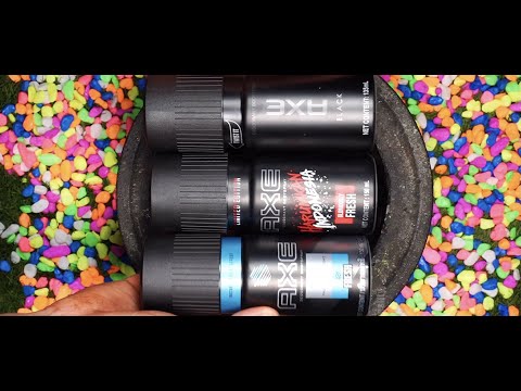 Can you crush axe body spray? #shorts