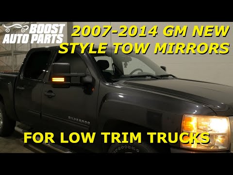 Full Tow Mirror Install: (2007-2014) Silverado & Sierra Trucks (LS, LT, SL, SLE) - Boost Auto Parts