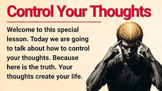 Control Your Thoughts - Control Your Life || Graded Reader || Speak English Fluently ✅️