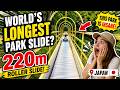 Exploring Japan S Navel Park A 220 Meter Mega Roller Slide Space Playground Vlog