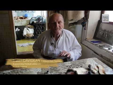 Traian Davidean, meșter popular cojocar din Frătăuții Noi