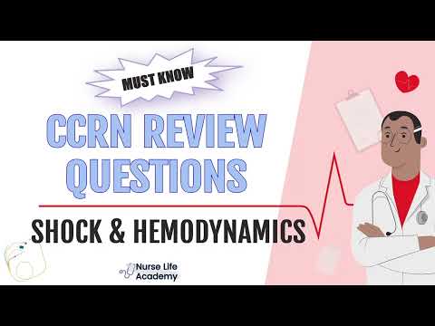 MUST KNOW Hemodynamics and Shock CCRN Practice Questions