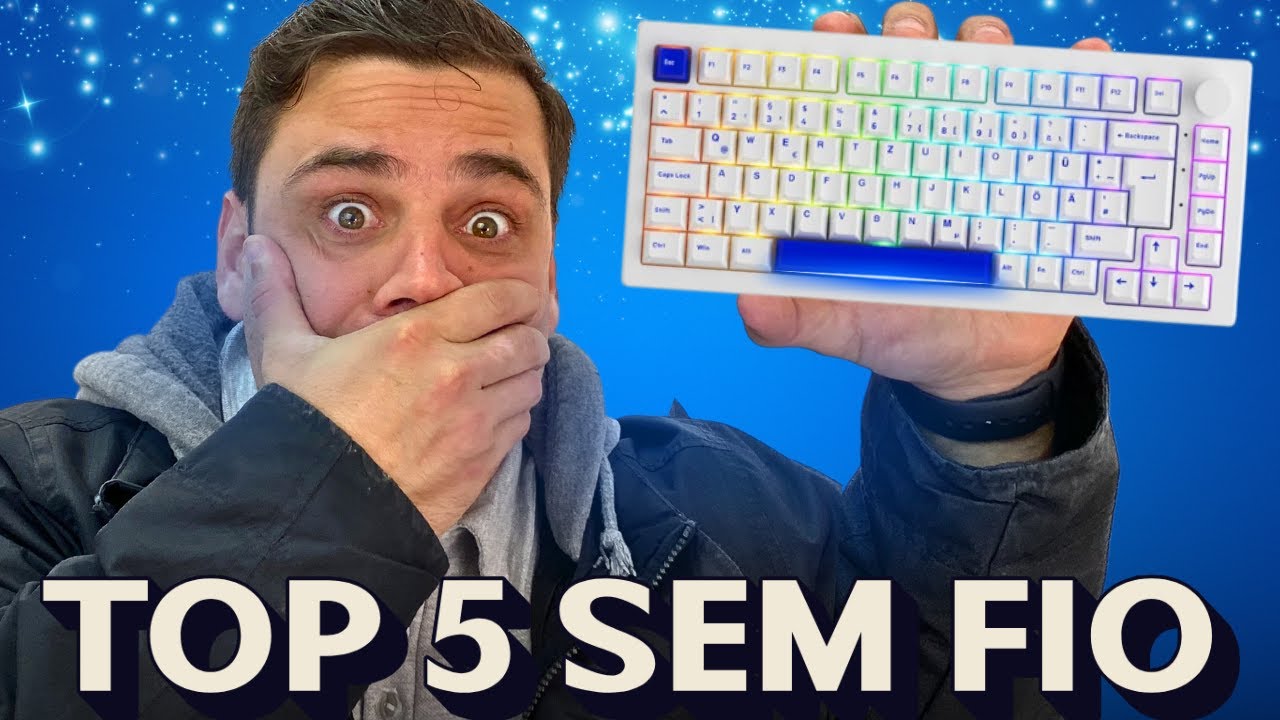 TOP 5 TECLADO MECÂNICO SEM FIO BRABO E BARATO! ULTIMA CHANCE!