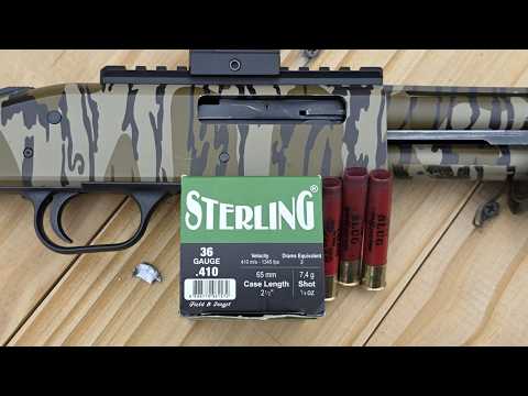 Sterling 410 2-1/2" 1/4oz Slug Accuracy & Water Jug Penetration Testing W/ Mossberg 500