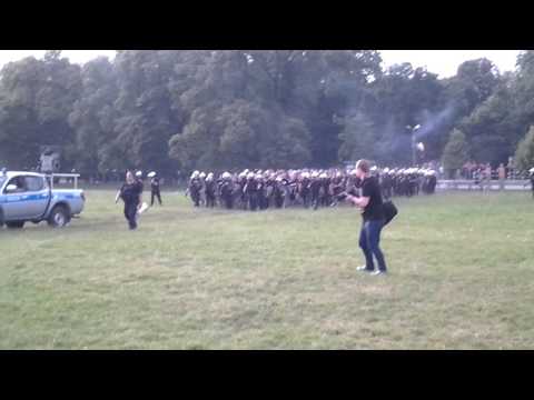 Derby Krakowa (05.08.2016) marsz kibiców Wisły