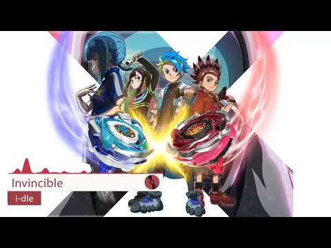 Beyblade X Season 3 Opening Full : Invincible - i-dle (아이들) Lyrics [CC]