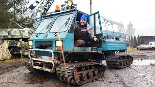 Новый двигатель в гусеничный вездеход СССР