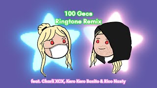 100 gecs - ringtone Remix feat. Charli XCX, Kero Kero Bonito, &amp; Rico Nasty [LYRIC VIDEO]