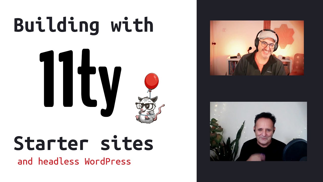Building with an 11ty starter sites and headless WordPress