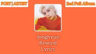 Jonghyun (종현) “Rewind” Lyrics (Han|Rom|Eng)