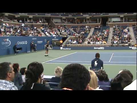 Final Moments of Djokovic Stepanek pre quaterfinal